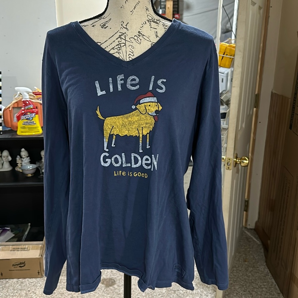 Life Is Good long sleeve tee